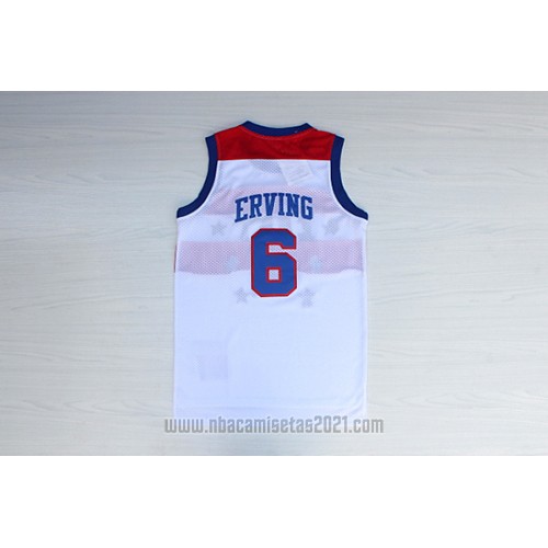 Camiseta All Star 1980 Julius Erving #6 Blanco